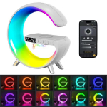 I&scaron;manusis RGB įkroviklis su žadintuvu, laikrodžiu ir garsiakalbio funkcija Livman NL69