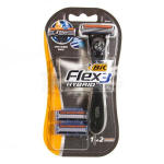 Skustuvas Bic Flex3 Hybrid su 2 skustuvo galvutėmis