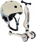 Vaiki&scaron;kas paspirtukas 2in1 Scoot & Ride, smėlio spalvos