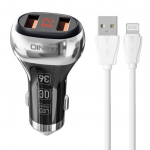LDNIO 3000 mA USB automobilinis įkroviklis