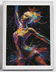 Deimantinė mozaika su rėmeliu TM Varvikas Dance energy LE152e, 30x40 cm