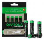 Patona AAA 1,5V baterijos Li-ion, 4 vnt.