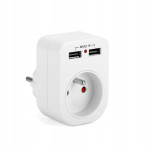Elektros prailgintuvas su 2 Usb 2.1a įkrovikliais
