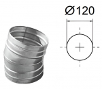 15&deg; lenkimas. D-120 mm.