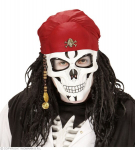 Veido kaukė su skarele Piratas, įvairių spalvų