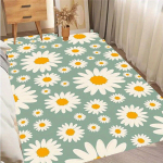 Ramunėlių ra&scaron;to neslystantis kilimas,  150 cm x 200 cm / 59 x 78,74 colio