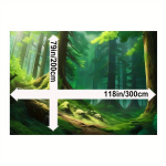 Kalnų ra&scaron;to dekoratyvinis kilimas, 79 * 118 colių / 200 * 300 cm