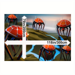 Voro ra&scaron;to dekoratyvinis kilimas, 79 * 118 colių / 200 * 300 cm