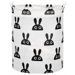 Sulankstoma žaislų dėžė skalbinių mai&scaron;as "Bunny Organiser" 45 cm