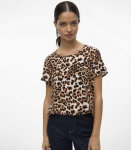 Vero Moda moteri&scaron;ka palaidinė 10297345*04, rudas/ juodas