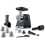 Mėsmalė BOSCH 6 serijos mėsos malūnas MFWS640B - 500 W - 3,5 kg/mn - 3 malimo tinklai - Juodas