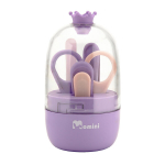 Manikiūro rinkinys kūdikiams Momini Lilac, 0 mėn., 5 vnt.