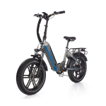 Elektrinis dviratis JOBOBIKE Romer 20" mėlynos ir pilkos spalvos
