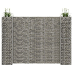 VidaXL vazonas 260x40x200cm plieninė viela h formos