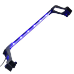 Led akvariumo lempa su spaustukais, mėlyna ir balta, 55-70cm