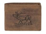 Odinė piniginė vyrams GreenBurry Vintage 1705 -STAG-25