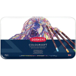 Spalvoti pie&scaron;tukai - DERWENT - COLOURSOFT - 72 vnt. - Miltelinis - Vaikams