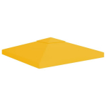 Pavėsinės uždangalas, 2 pakopų, geltonas, 3x3m, 310 g/m&sup2;