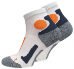 Unisex sportinės kojinės bėgimui Stark Soul 2074 white-orange