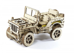 Medinis 3D wooden city konstruktorius karinis džipas 4x4, 571 detalė.