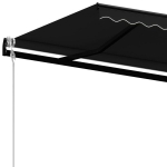 Automatinė i&scaron;traukiama markizė VidaXL 500x350 cm pilka