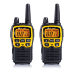 rankiniai radijo imtuvai pmr midland xt70 dėklas