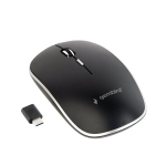 PELĖ USB-C OPTINĖ WRL JUODA / TYLI MUSW-4BSC-01 GEMBIRD