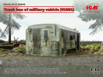 Klijuojamas Modelis ICM 35010 Truck box of military vehicle (KUNG) 1/35