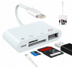 Adapteris Lightning micro SD USB kortelių skaitytuvas Zenwire