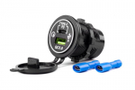 Automobilinis įkroviklis Amio 12/24V su type C USB