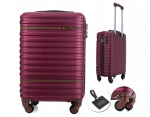 Kelioninis lagaminas Solier STL957, raudonas