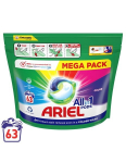 Ariel All-in-1 Pods Colour skalbimo kapsulės, 63 kapsulės