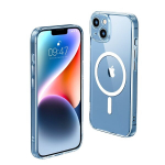 Magnetinis gelinis dėklas iPhone 14 Plus, skaidrus