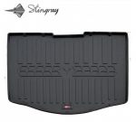 Guminis bagažinės kilimėlis FORD C-Max 2003-2010 (5seats) black /6007081