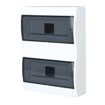 Pavir&scaron;inio montavimo skirstomasis skydas Rn-24 banga (N+PE) 2x12