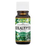 Saloos 100% natūralus eukalipto eterinis aliejus aromaterapijai 10 ml