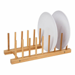 Lėk&scaron;čių džiovykla Excellent Houseware, bambukinė, 8 lizdai, kompakti&scaron;ka