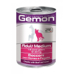 Gemon medium adult konservuotas pa&scaron;aras su jautienos ir kepenėlių gabaliukais 415g