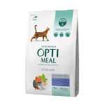 Optimeal sterilizuotoms katėms ir kastruotiems katinams su la&scaron;i&scaron;a, 4 kg