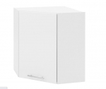Pakabinama kampinė spintelė Liveo Tiffany T12/G60NW, 60 cm, balta