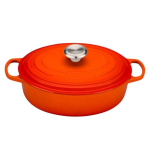Le Creuset Ketaus puodas ovalus &Oslash;27cm / 3,4L oranžinis