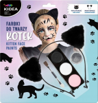 Kidea veido dažų rinkinys su katytės lankeliu, 3 spalvos