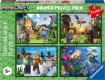 Minecraft Dėlionė 4x100 Elementų