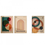 3 Plakatų Komplektas Vintage Modern Kavaro Drobės Sienų Dekoras, 20x28/50x70cmx3