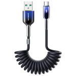 USB-A - USB-C jungtis Joyroom Crystal-Clear Series, 1,5 m