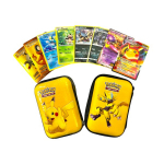 Pokemon kortų penalas / dėklas talpinantis iki 100 kortų + 40 kortų