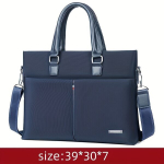 Poliesterinė vyri&scaron;ka verslo rankinė, Mėlyna