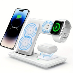Magnetinė 3-in-1 Įkrovimo Stotis iPhone, Baltas