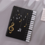 20 lapų 40 puslapių A4 Muzikos dokumentų aplankas.