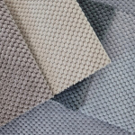 Sėdmai&scaron;is su pufu Mega Dot Velour M, 75x95 cm, smėlio spalvos